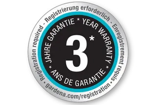 GARDENA 3 years warranty logo